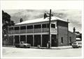 Corner elevation of building