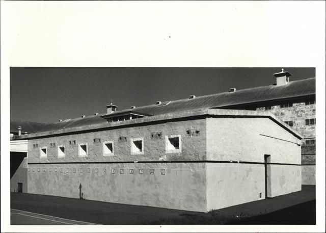 Corner elevation of punishment cells