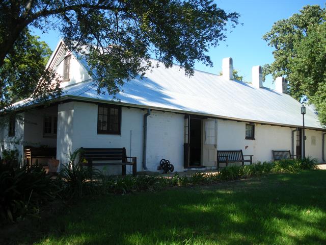 Rear view of house
