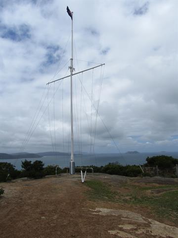Flag Pole and Signal Mast