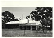 Angled left side elevation of building