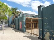 Lake St entrance gates to Warehouse area