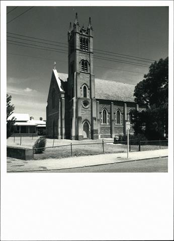 Eastern view of church tower & nave