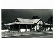 Left corner elevation of building