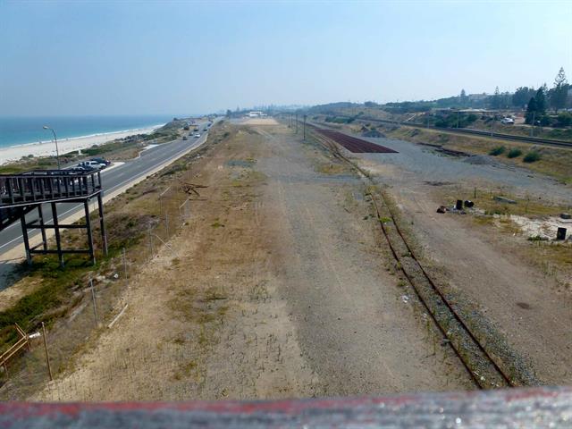 View north across yard