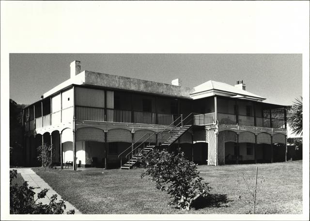 Surgeons House front corner elevation