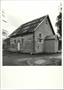Left corner elevation of church