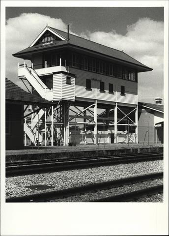 Elevation of former signal box from North east