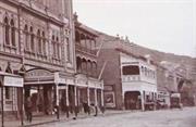 c1915 Detail of photograph showing recently added double storey