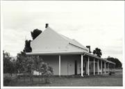 Corner elevation of old wing