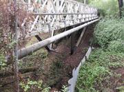 Bailey Bridge - showing timber cross supports