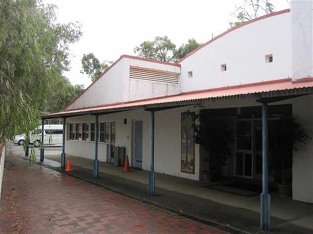 Former Classroom and Library front elevation