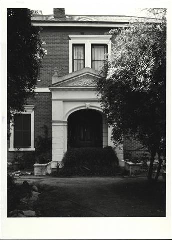 View of Duke Street frontage showing main entrance and pediment