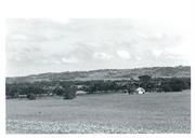 Distance view of the church and surrounding setting