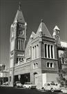 Right corner elevation of town hall