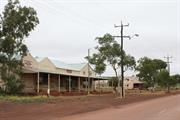 Mazza's Store with Mrs Patroni's Guest House in the background, Gwalia