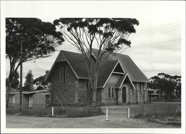 Corner elevation of church from North east