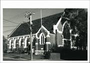 Right corner elevation of church