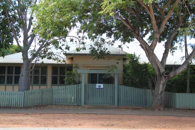 Front view Community Health Service Building