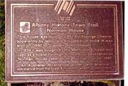 Bicentennial Placque at Norman House