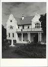Front elevation of central and South gables