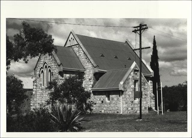 Left corner elevation of building