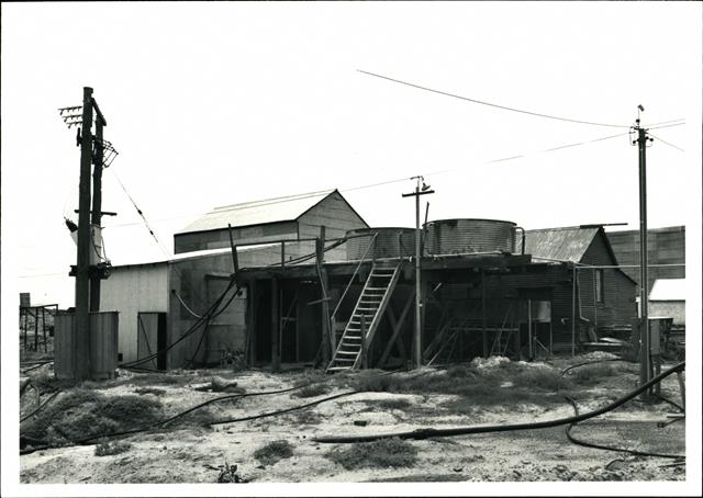 Tanks on a stand, miscellaneous buildings