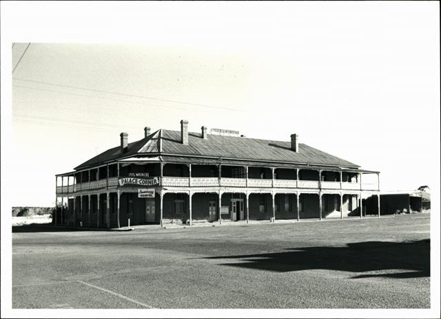 Front corner elevation of building from South west