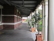 looking south along front verandah