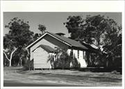 Angled side elevation of building