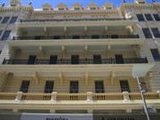 Front view of balconies