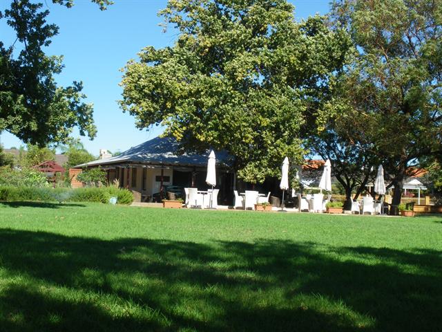 Teahouse to rear of property
