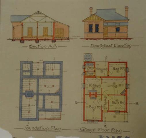 Queens Park Primary original drawings for Woodlupine Teacher’s Quarters – Plan b