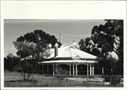 Left corner elevation of building