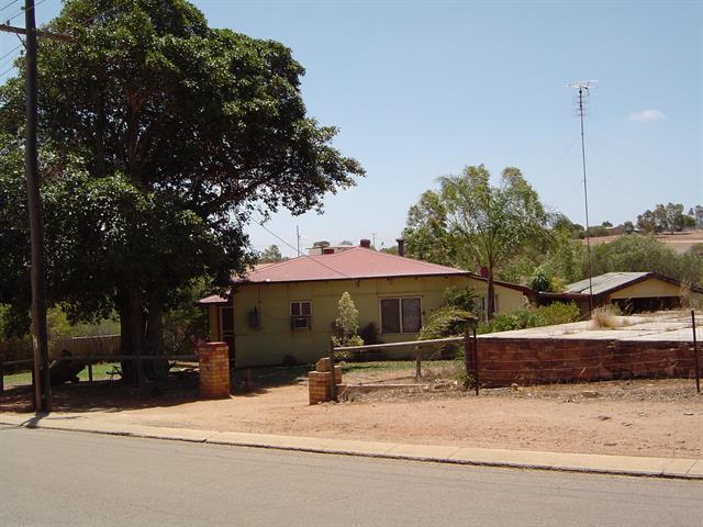 View towards school from across adjacent street