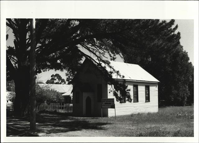 Right corner elevation of church