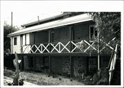 Rear view of hospital showing balcony