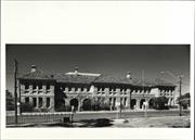 Front elevation of building from park across James Street