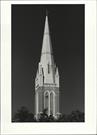 View of church spire from North