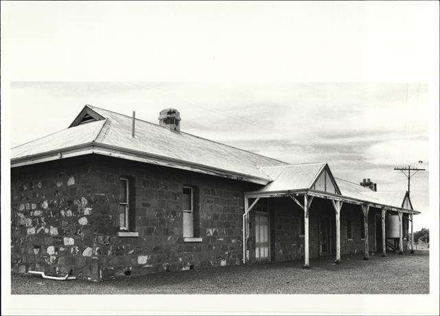 Corner elevation of building