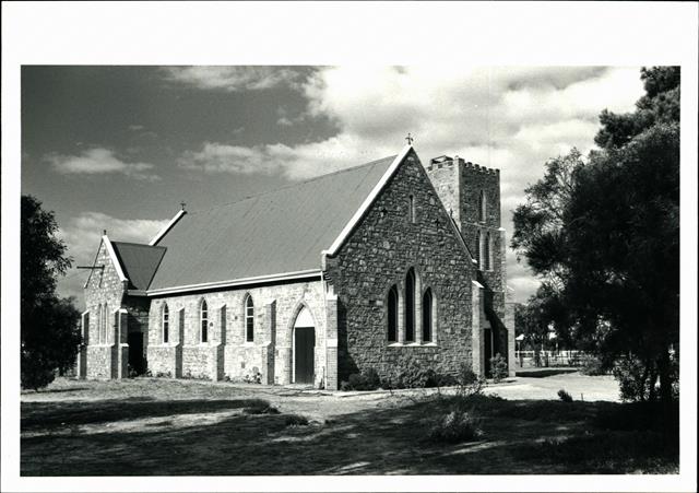 North west corner elevation of church