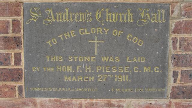 hall plaque