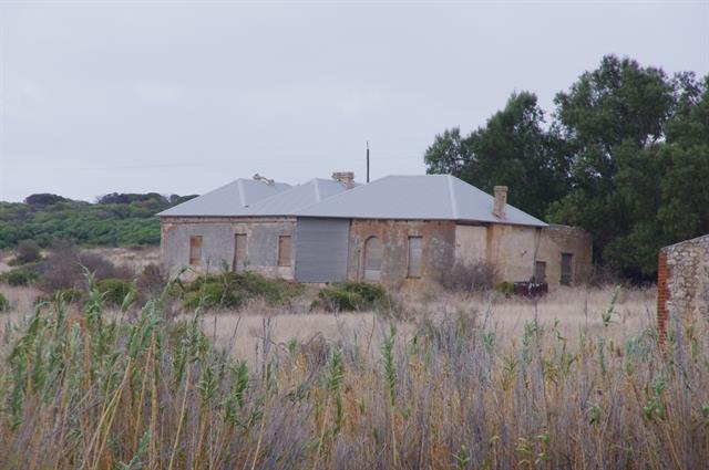 View across paddock showing west elevation