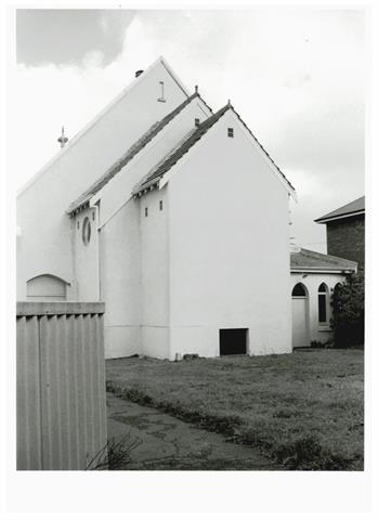 Rear elevation Wesley Church (fmr)