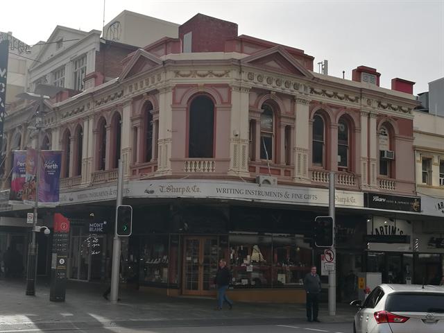 612-616 Hay Street Mall - east elevation