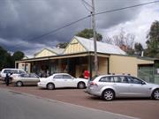 Shop front from northwest