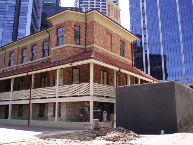 Bishop's House and new Facilities block, from south