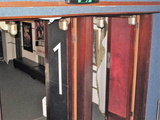Doors to cinema 1