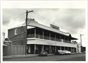 Front corner elevation of the Dowerin Commercial Hotel