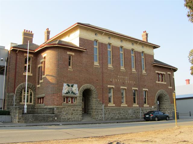 South west (Stirling Terrace) elevation courthouse